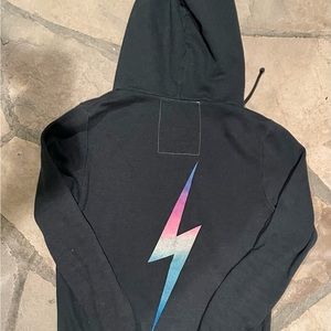Aviator Nation lightening bolt zip up sweatshirt great condition